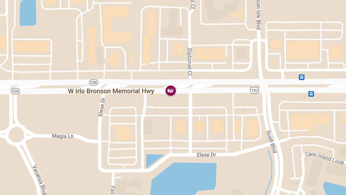Injury Crash on W Irlo Bronson Memorial Hwy Near Scott Blvd