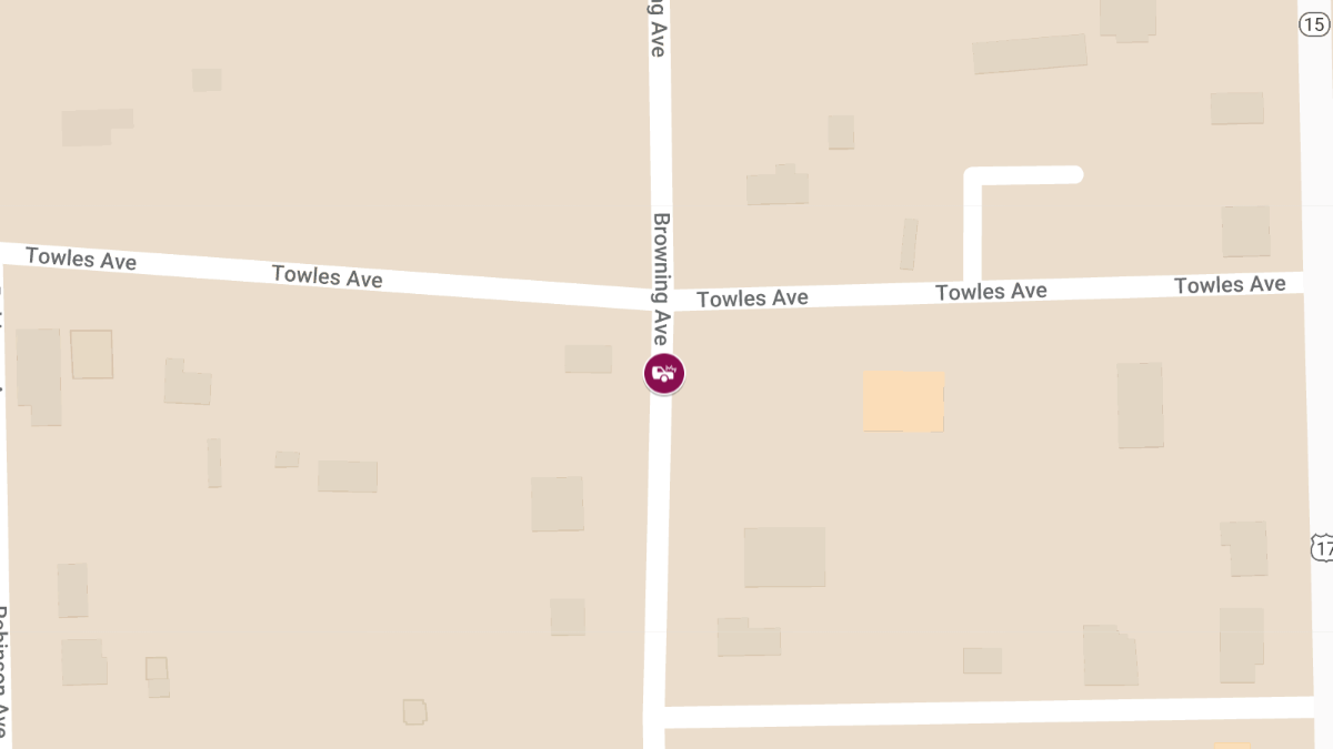 Injury Crash on W Towles Ave at Browning Ave