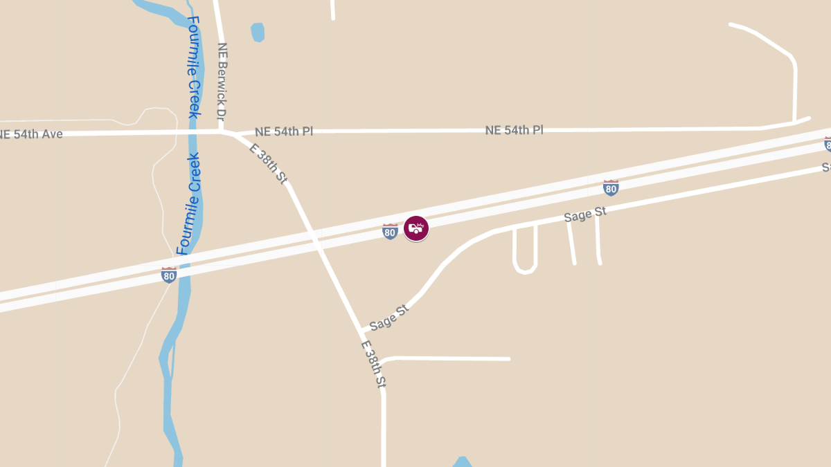 Injury Crash on WB I-80 at MM 104