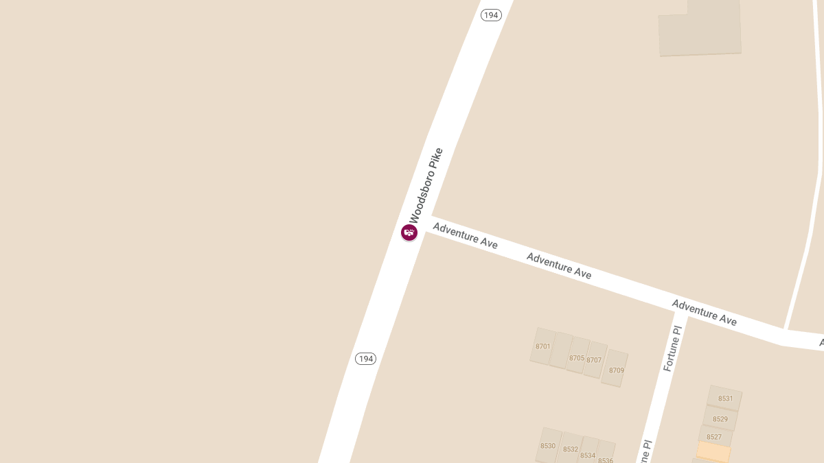Injury Crash on Woodsboro Pike at Adventure Ave