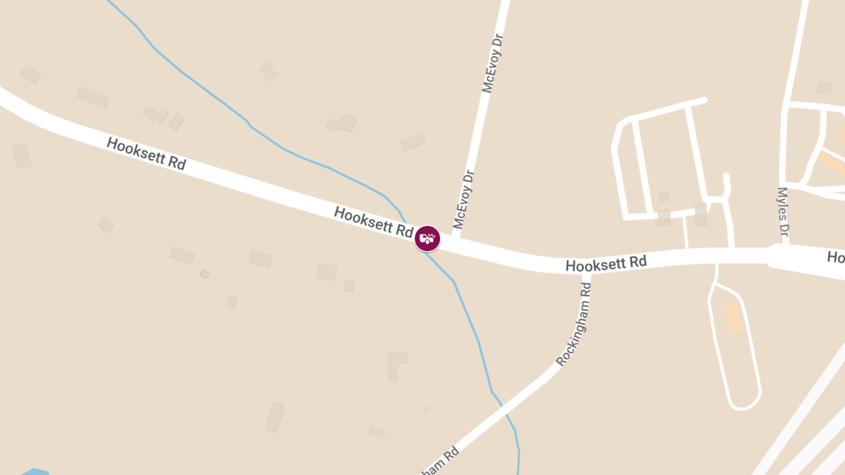 Injury Crash with Entrapment Reported on Hooksett Rd