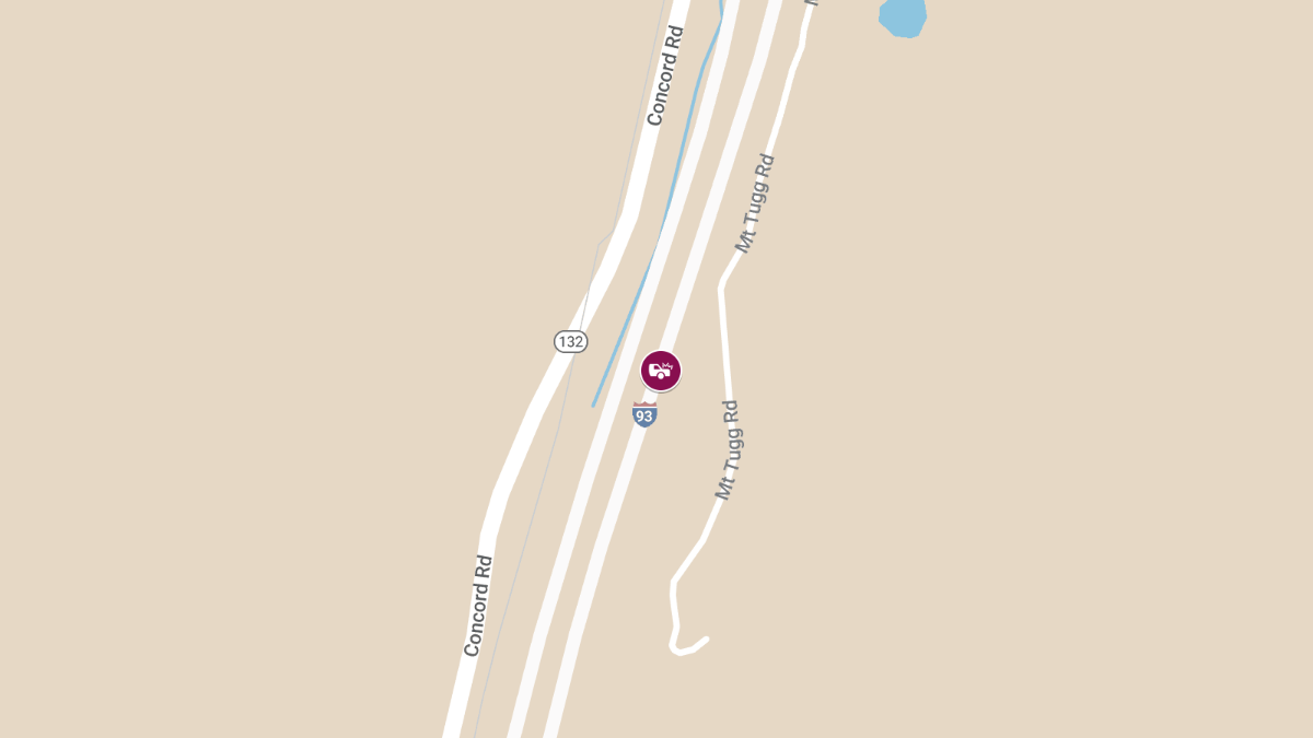 Injury Crash with Entrapment on I-93 NB Near MM 52