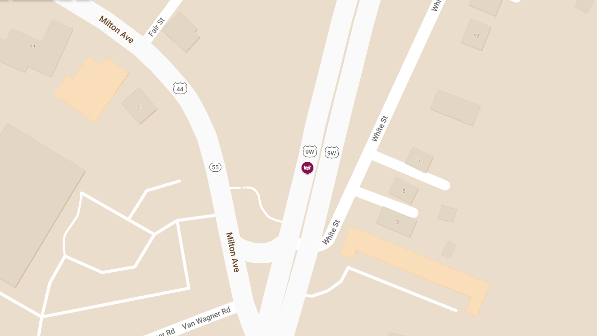 Injury Crash with Possible Entrapment on Route 9W