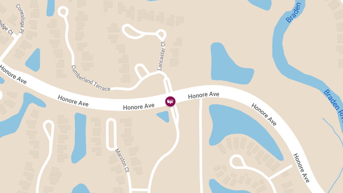 Injury Crash with Roadblock at University Pkwy & Honore Ave