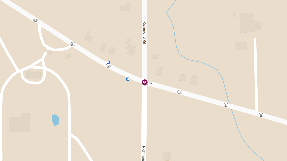 Injury Motor Vehicle Accident at Richmond Rd & Aurora Rd