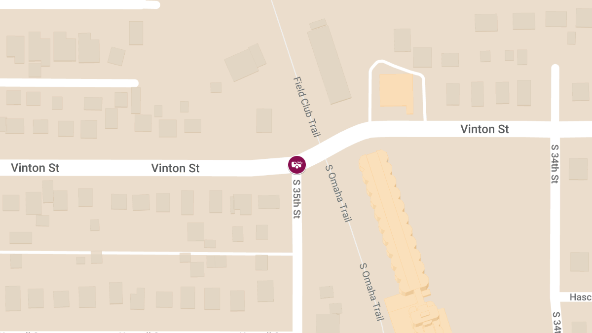 Injury Rollover Crash at S 35th St & Vinton St