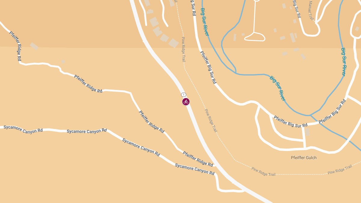 John McLaughlin Killed in Bicycle Crash on Hwy 1 Near Sycamore Canyon Rd