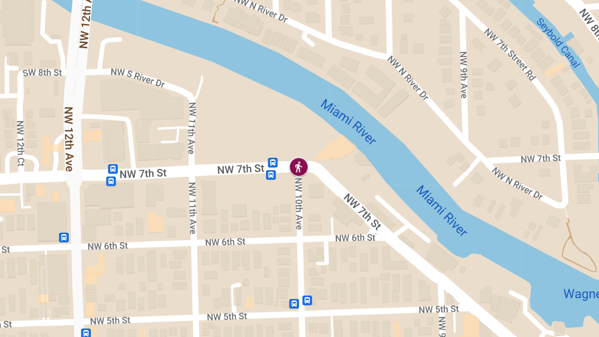 Juvenile Pedestrian Injured in Crash at NW 10th Ave & NW 7th St