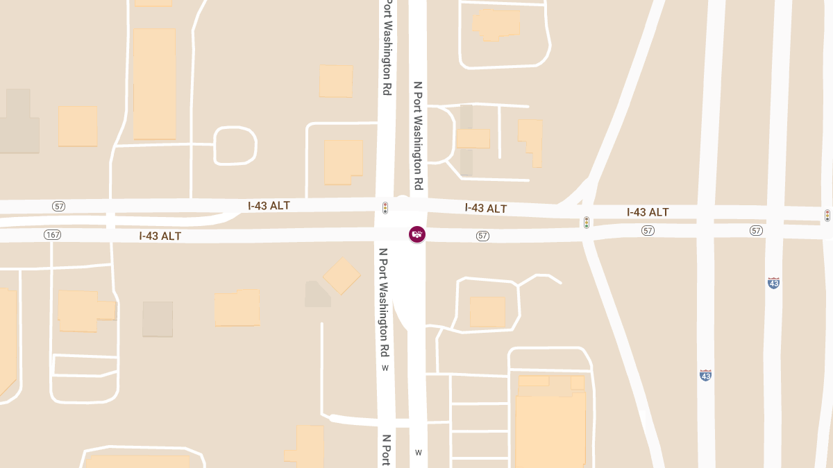 Major Accident at Port Rd & Mequon Rd