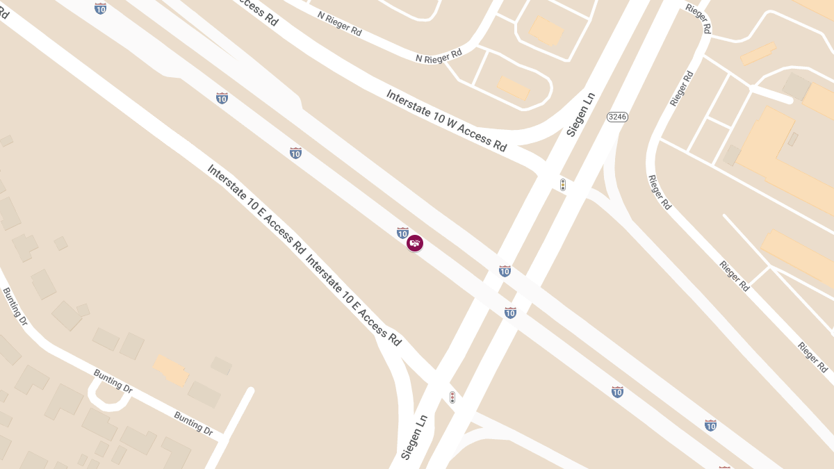 Major Accident with Injuries on I-10 EB at Essen