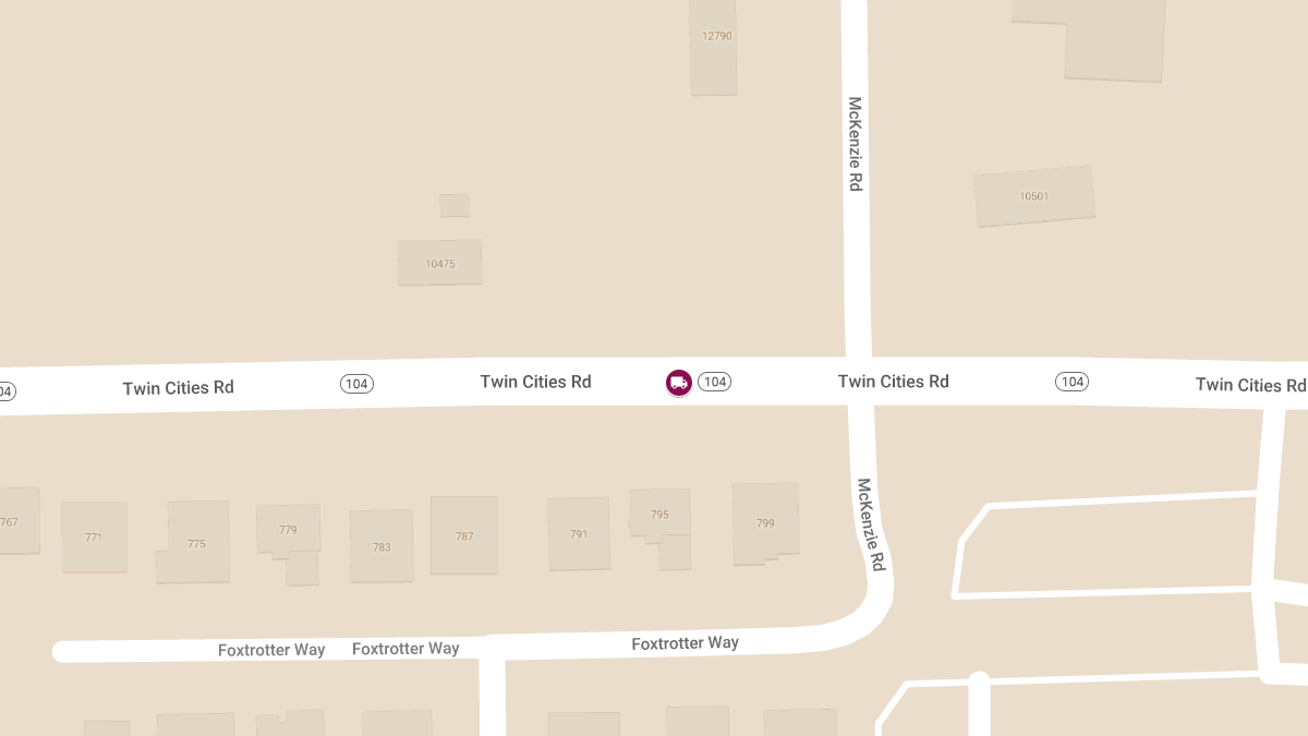 Major Collision Involving Big Rig and Pickup Truck on SR-104