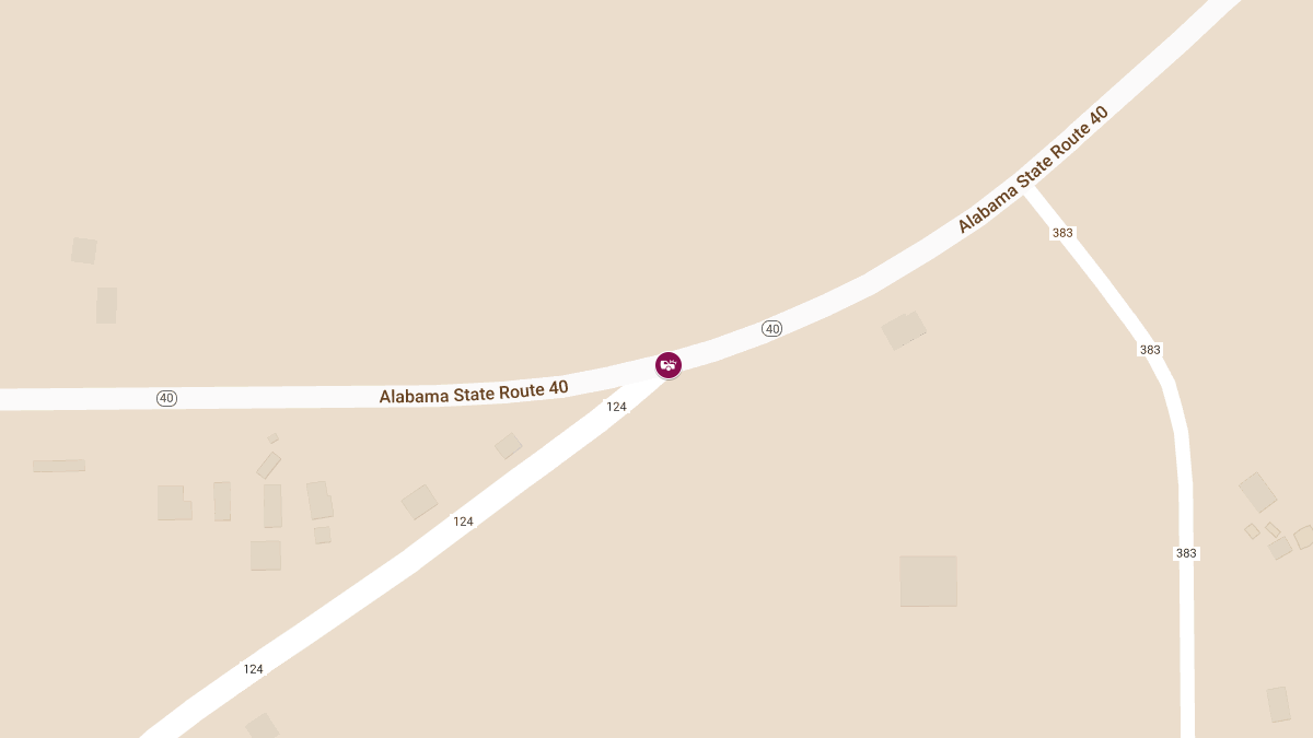 Major Crash Causes Delays on AL-40 at CR-124