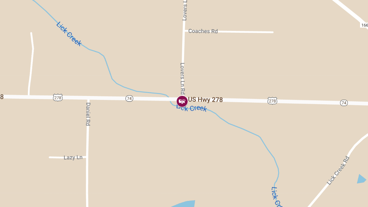 Major Crash Cleared on US-278 at CR-759