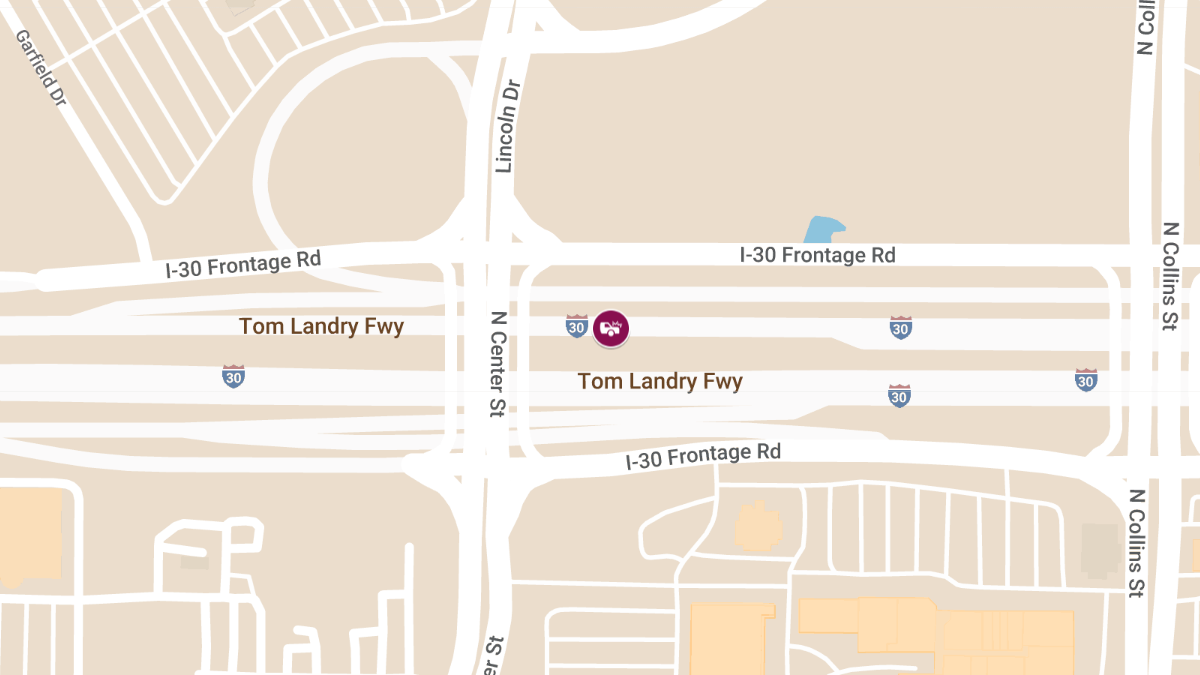 Major Crash With Entrapment on I-30 Near Collins St