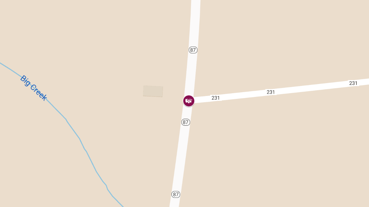 Major Crash With Injuries on US-231 at AL-87