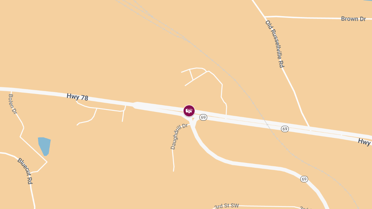 Major Crash on US-78 AL-5 at AL-69 Causes Significant Delays