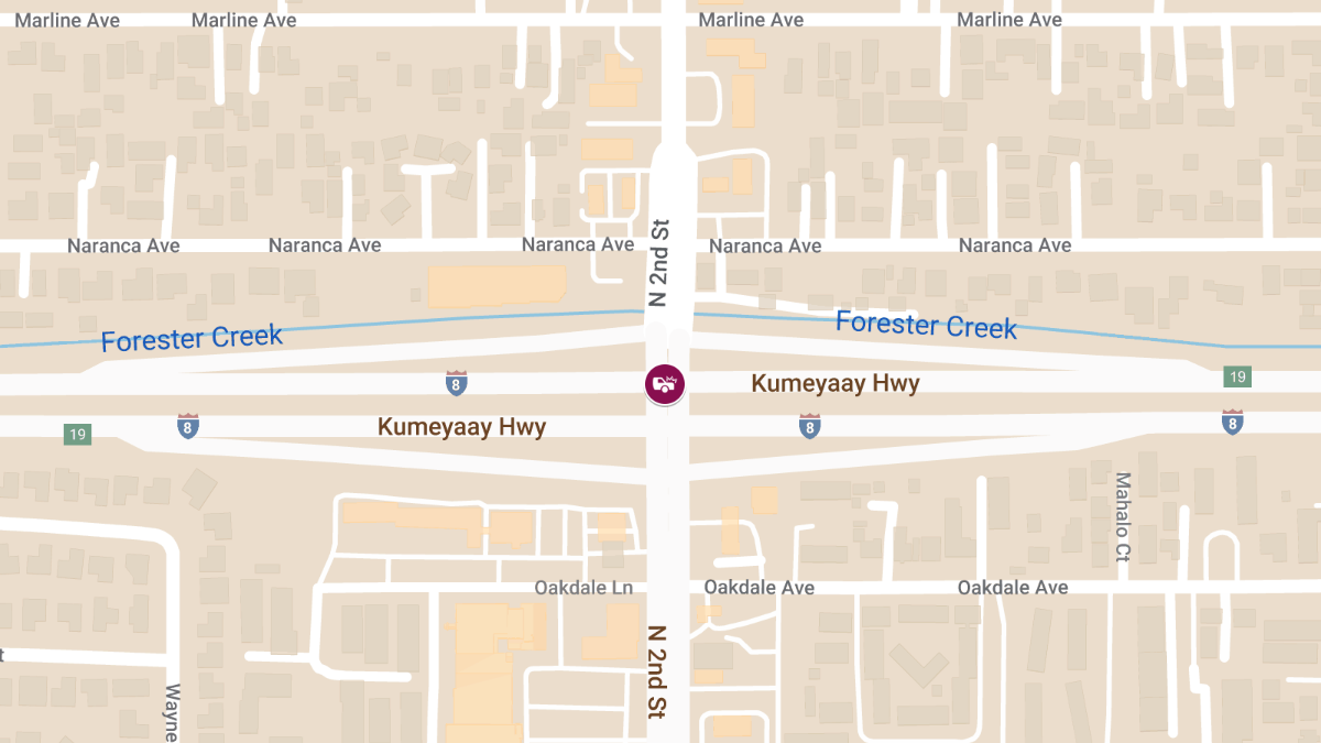 Man Fatally Struck by Vehicle on I-8 On-Ramp at Second St