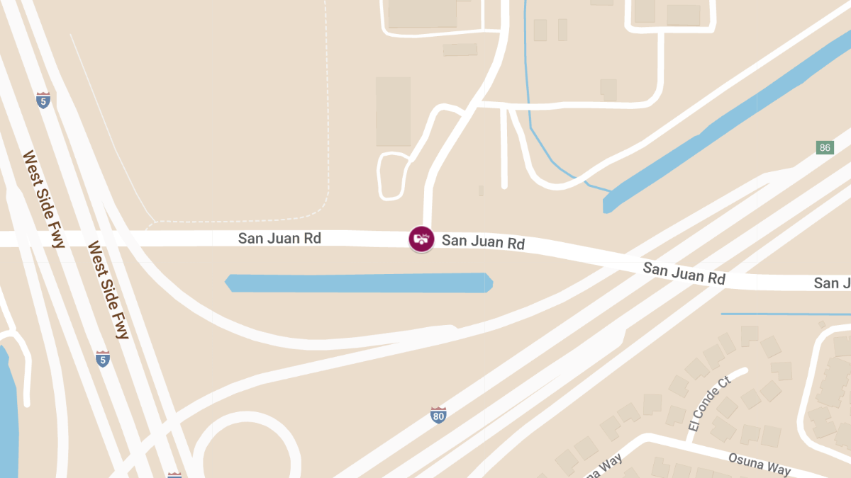 Man Injured After Being Run Over by Car on San Juan Rd