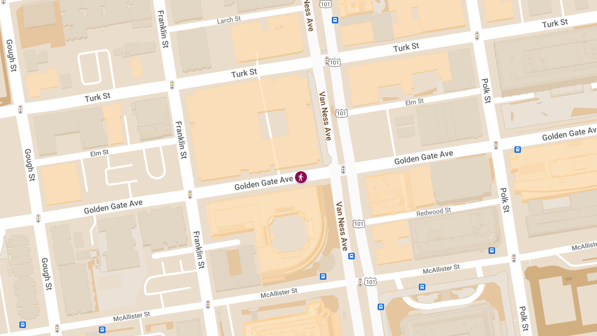 Man Struck by Vehicle in Hit-and-Run at 600 Golden Gate Ave