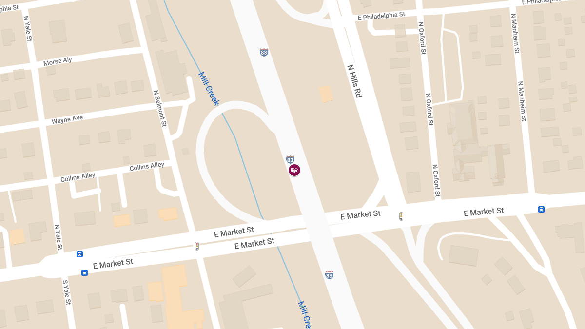 Motor Vehicle Accident With Injuries on I-83 Southbound Near Exit 18