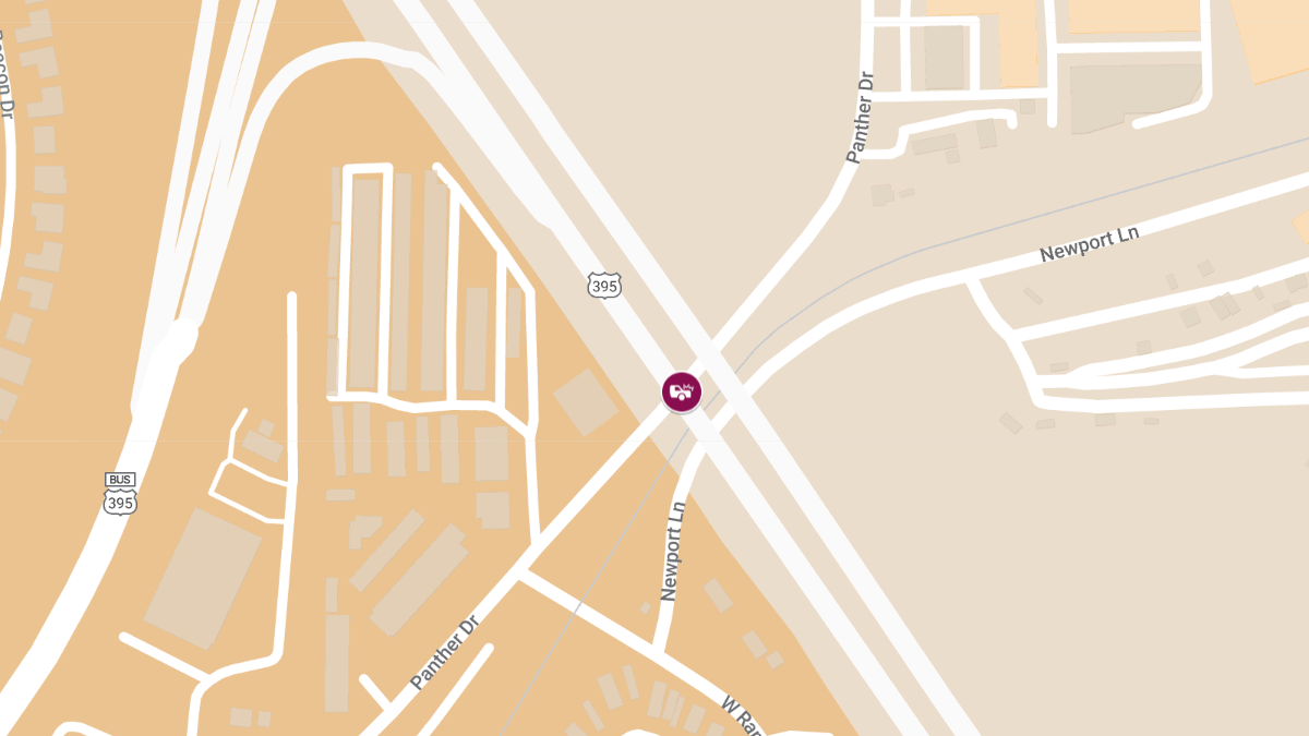 Motor Vehicle Accident on US395 N at Panther Dr Causes Injuries