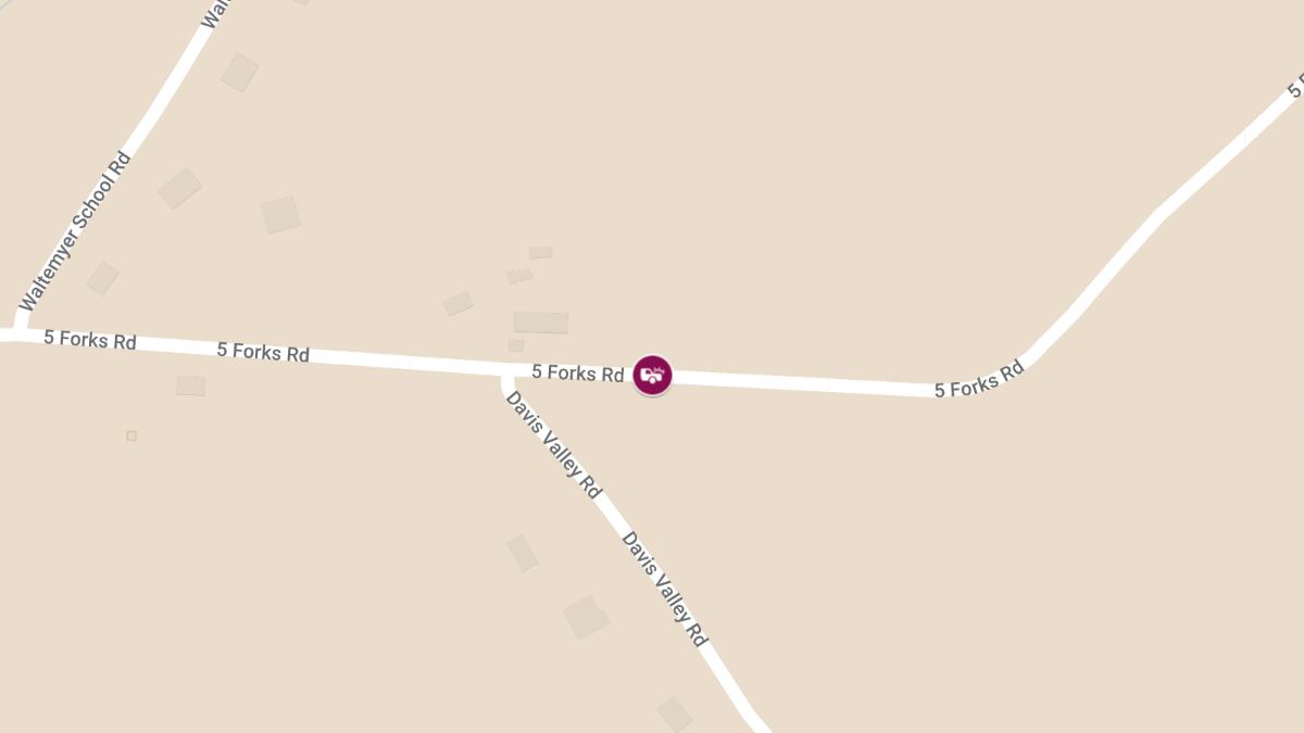 Motor Vehicle Accident with Injuries on Five Forks Rd