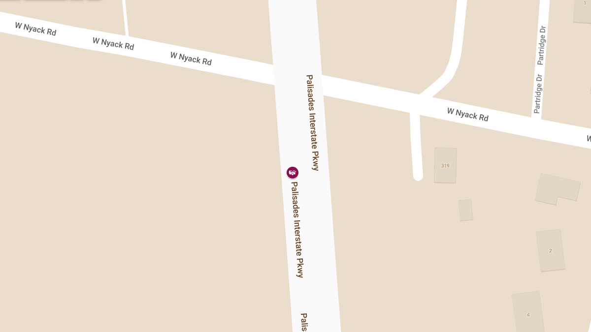 Motor Vehicle Accident with Injuries on Palisades Parkway Northbound