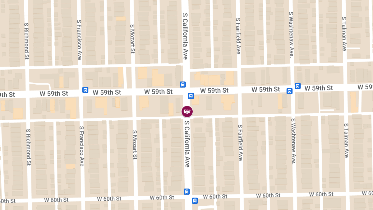Motor Vehicle Collision With Injuries Involving CTA Bus on S California Ave