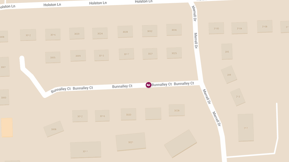 Motor Vehicle Collision With Injuries at 3025 Bunnalley Ct