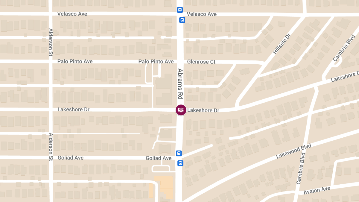 Motor Vehicle Collision With Injuries at Abrams Rd & Lakeshore Dr