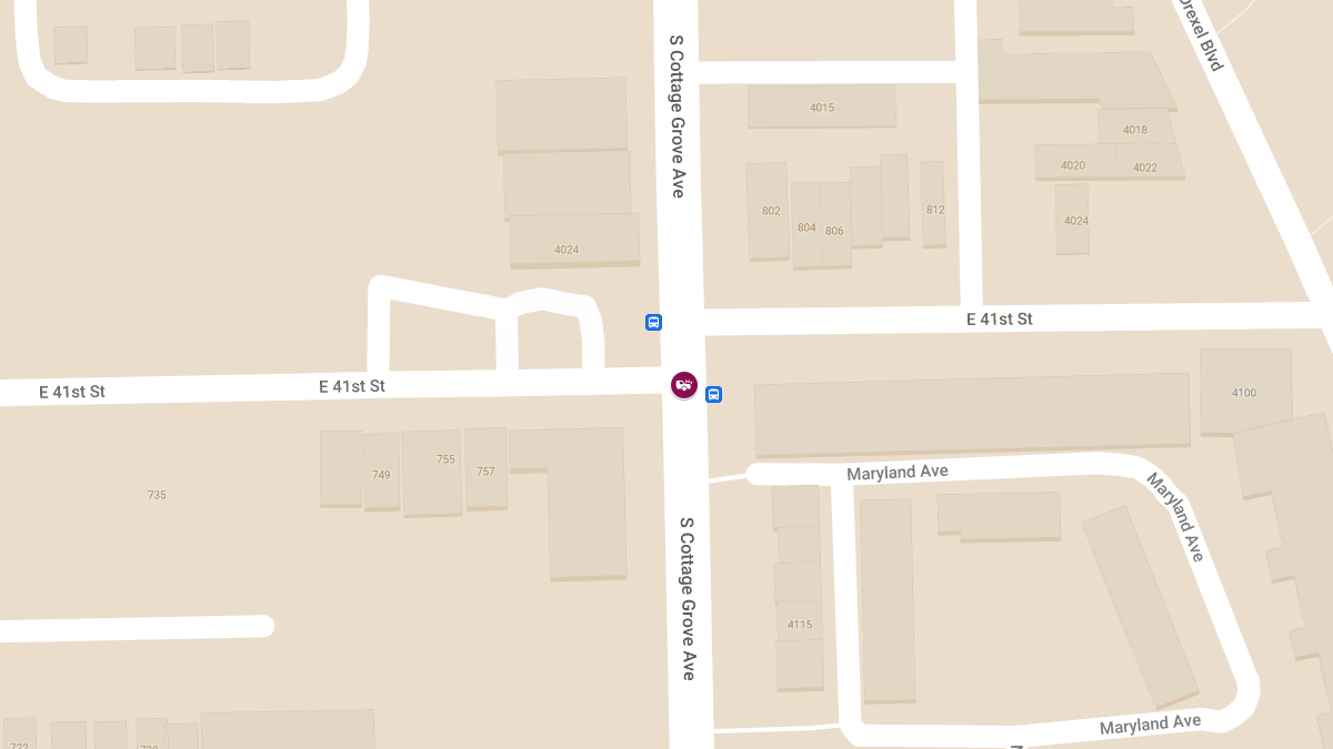 Motor Vehicle Collision With Injuries at E 41st St & S Cottage Grove Ave