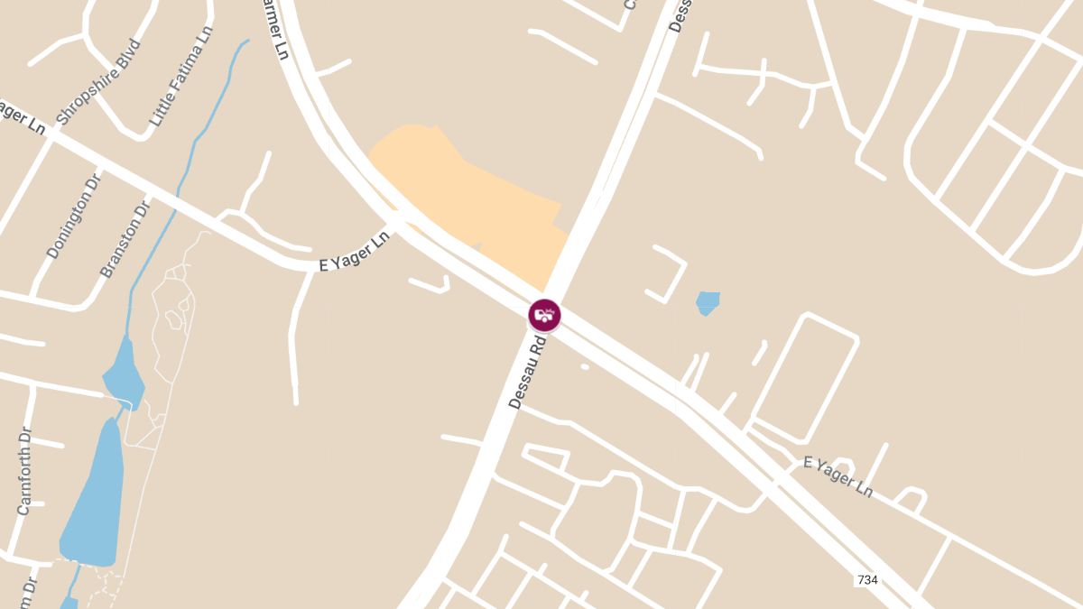 Motor Vehicle Collision With Injuries at E Parmer Ln and Dessau Rd
