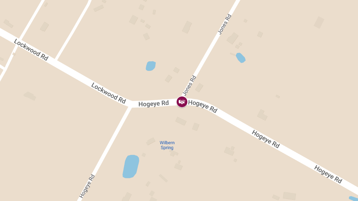 Motor Vehicle Collision With Injuries at Jones Rd & Hog Eye Rd