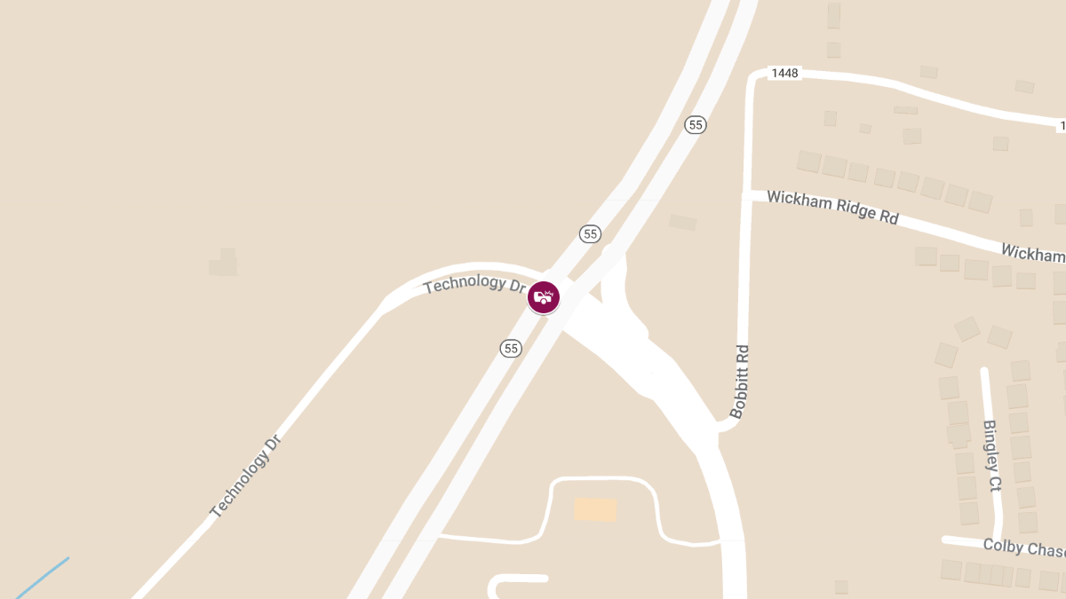 Motor Vehicle Collision With Injuries at NC 55 Hwy & E Williams St