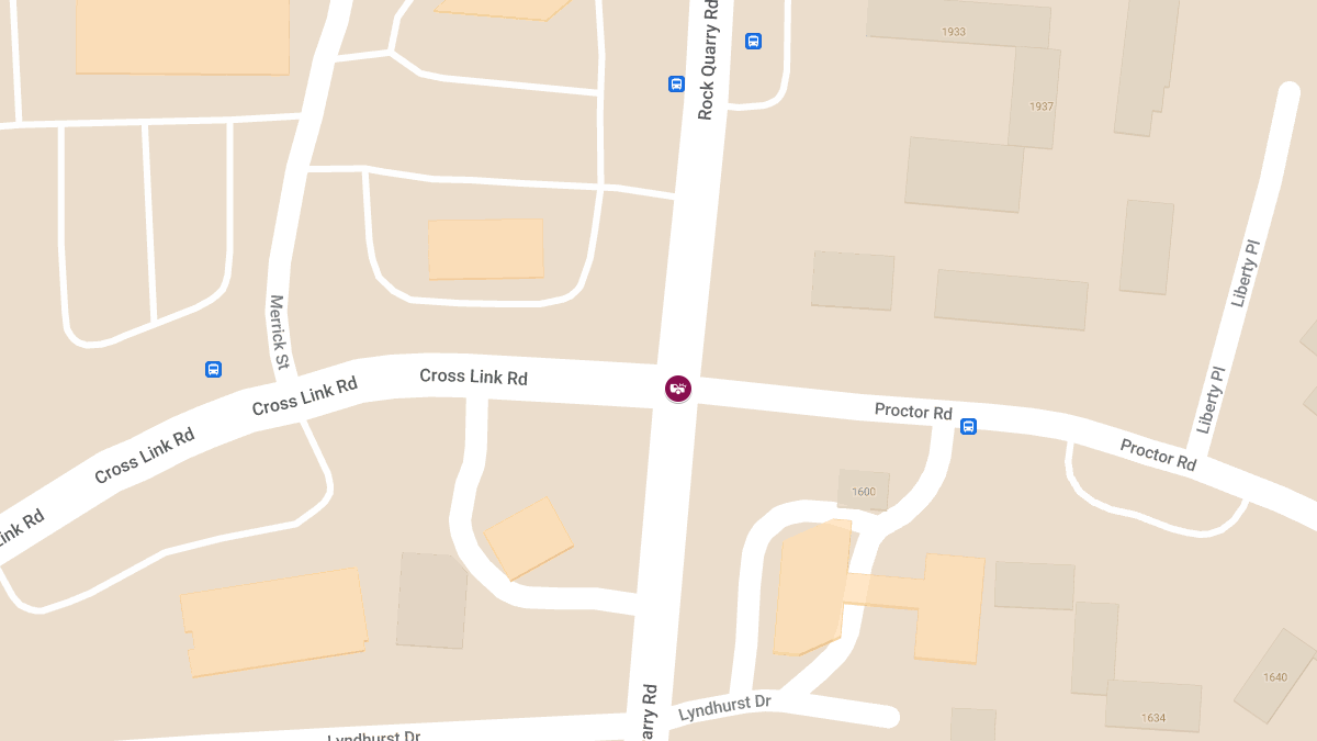 Motor Vehicle Collision With Injuries at Rock Quarry Rd and Cross Link Rd