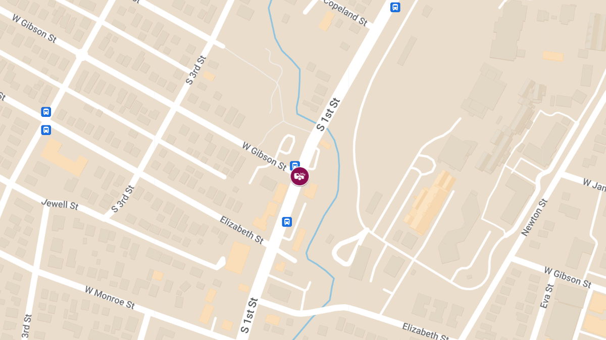 Motor Vehicle Collision With Injuries at S 1st St and W Gibson St