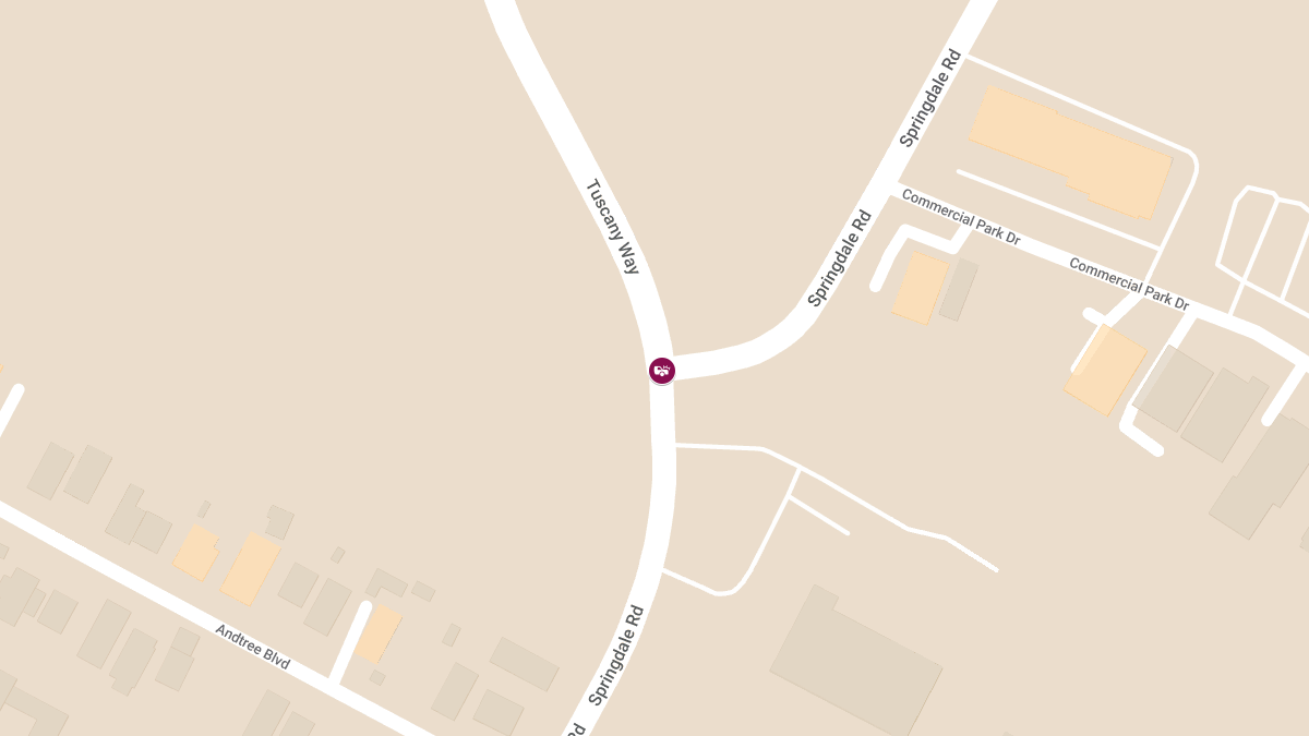 Motor Vehicle Collision With Injuries at Tuscany Way & Springdale Rd