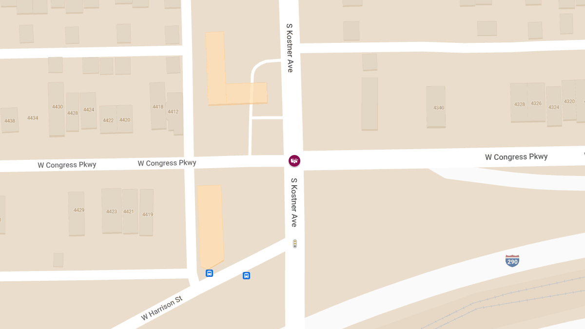 Motor Vehicle Collision With Injuries at W Congress Pkwy & S Kostner Ave