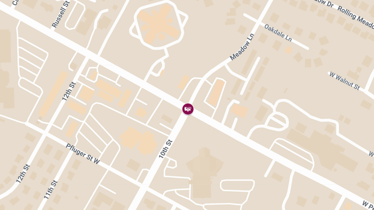 Motor Vehicle Collision With Injuries at W Pecan St & S 10th St