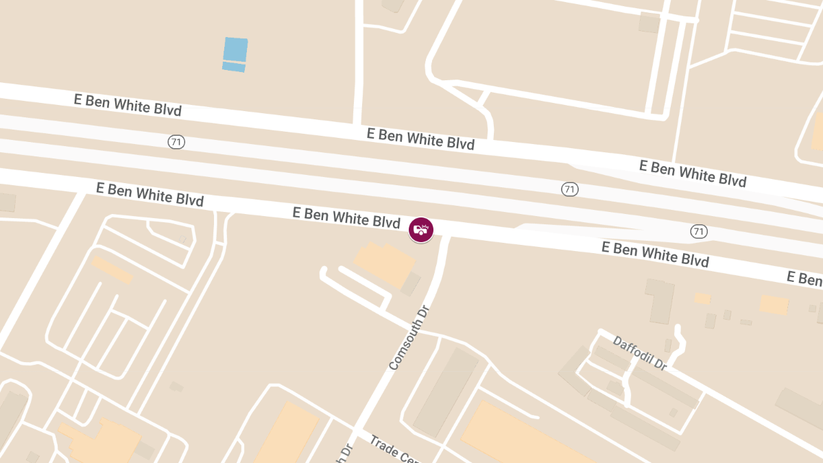 Motor Vehicle Collision With Injuries on E Ben White Blvd Svrd WB