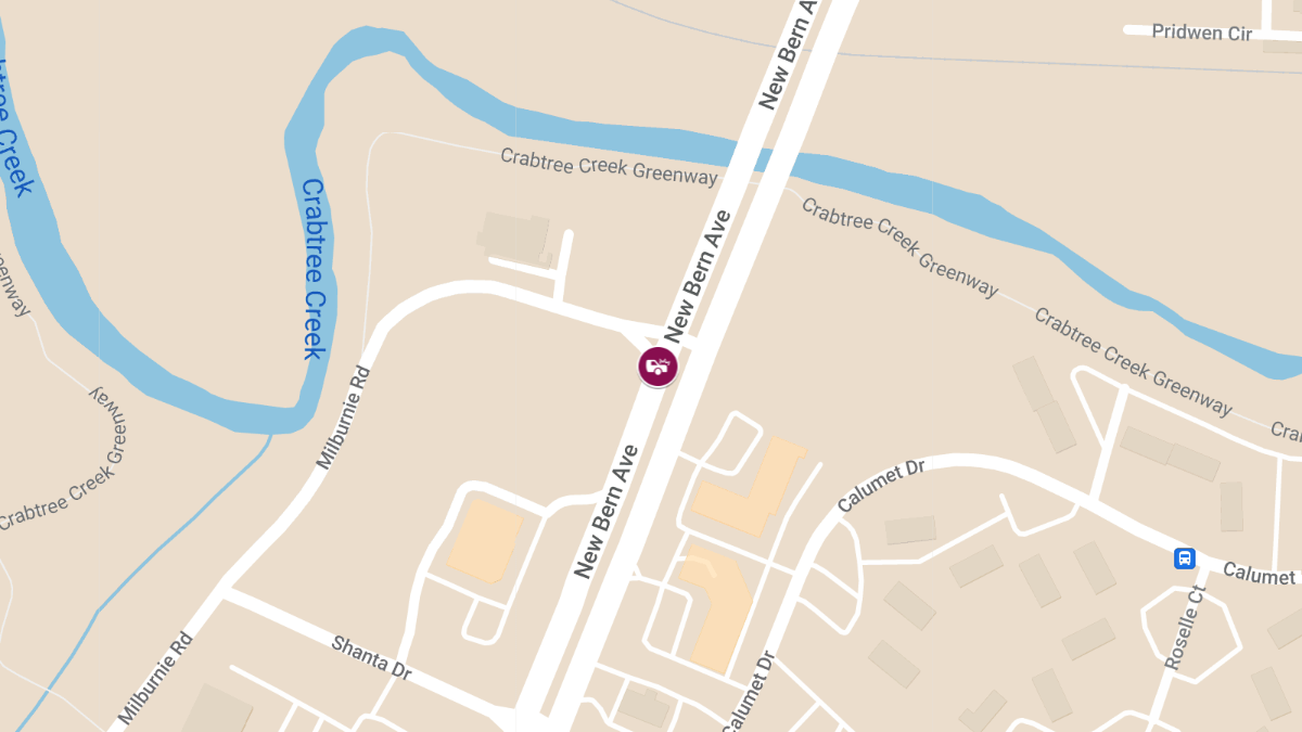 Motor Vehicle Collision With Injuries on New Bern Ave