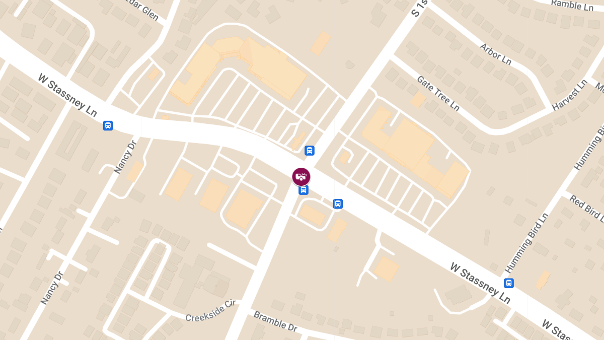 Motor Vehicle Collision at W Stassney Ln & S 1st St Causes Injuries