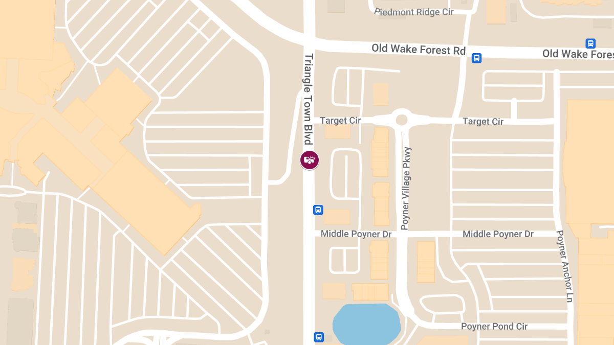 Motor Vehicle Collision with Injuries at 7900 Old Wake Forest Rd