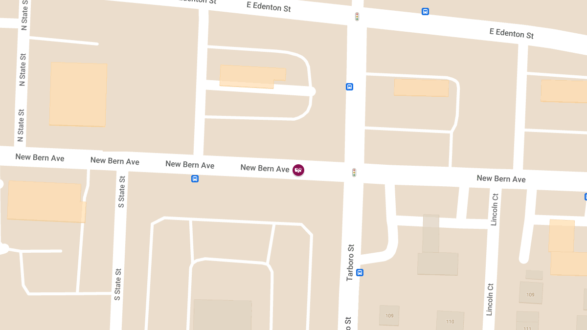 Motor Vehicle Collision with Injuries at 801 New Bern Ave