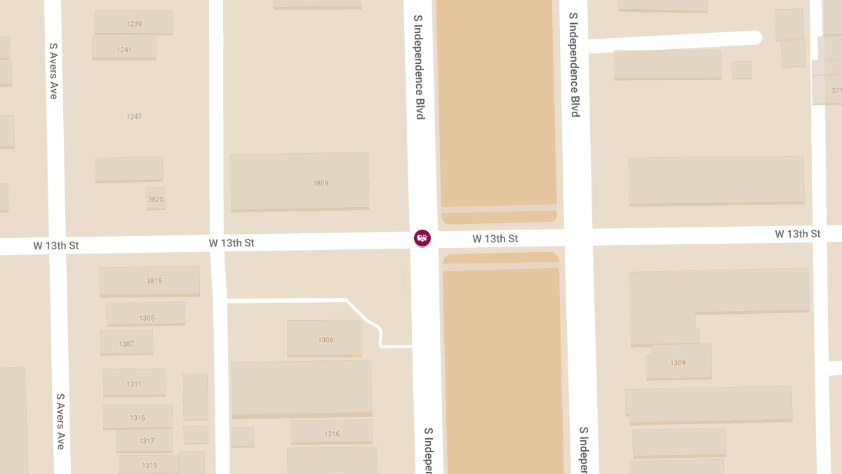 Motor Vehicle Collision with Injuries at W 13th St & S Independence Blvd