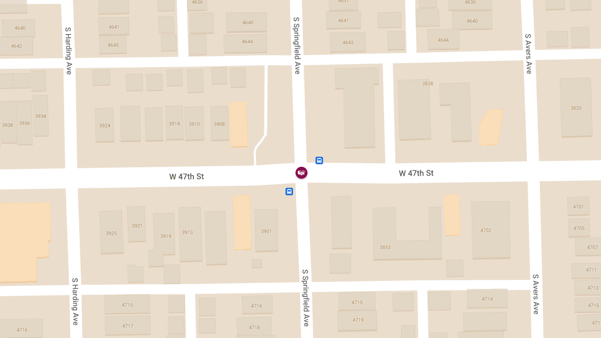 Motor Vehicle Collision with Injuries at W 47th St and S Springfield Ave