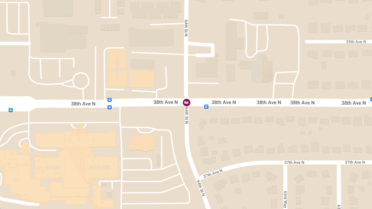 Motor Vehicle Crash Involving Golf Cart at 38th Ave N & 64th St