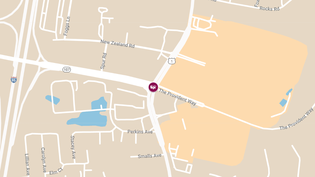 Motor Vehicle Crash Reported at Lafayette Rd (Rte 1) & Rte 107