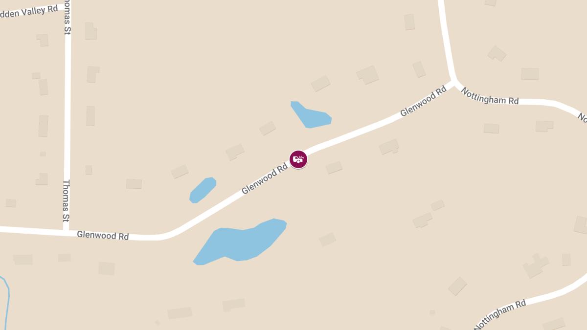 Motor Vehicle Crash Reported on Glenwood Rd