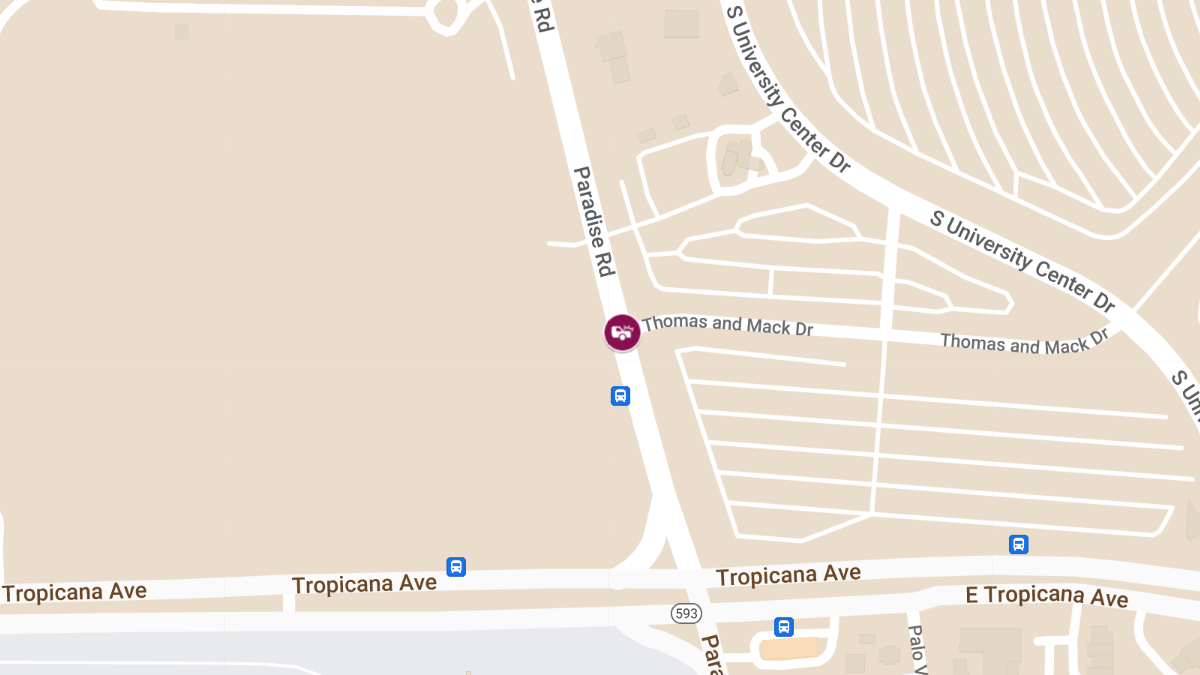 Motor Vehicle Crash With Injuries at Thomas and Mack Dr & Paradise Rd